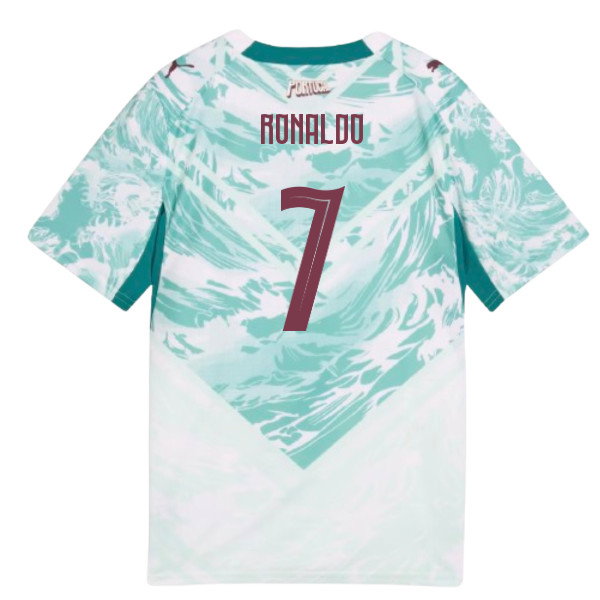 2026-2027 Portugal Away Shirt (Kids) (Ronaldo 7)-SoccerKits Hub | Buy Soccer Jerseys Online